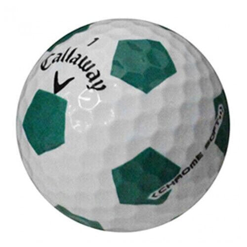(White/ Green) Callaway Truvis GOLF BALLS GRADE A White/ Red