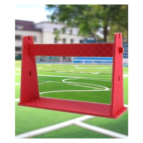 Adjustable Foam Training Hurdles for Speed and Agility, 5-Piece Set, Detachable Design, Red Color for Easy Setup and Storage