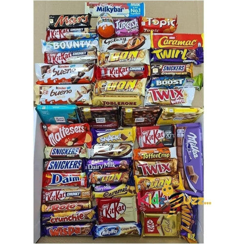 Mega Mix 5 Different Full Size Chocolate Gift Hamper