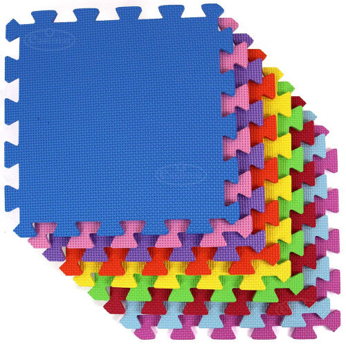 Actiasmat EVA 18 piece Interlocking Soft Foam Coloured Play Mat