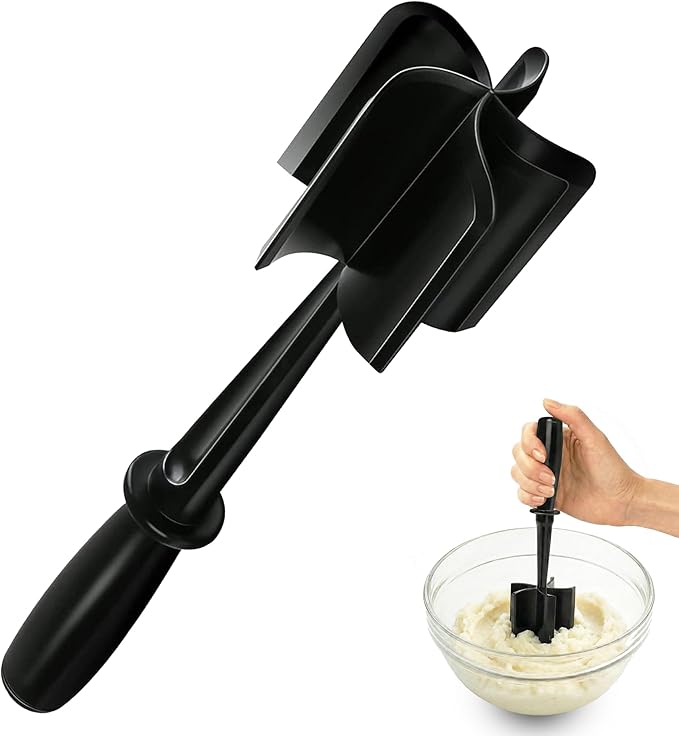 Meat Chopper for Ground Beef, Turkey and Hamburger Meat, Food Masher & Easy to Use for Cooking and Kitchen Gadget