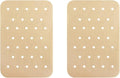 120 Pcs Air Fryer Paper Liners, Air Fryer Liners Compatible with Ninja Foodi Dual Air Fryer, Nonstick Perforated Parchment Paper Compatible with Ninja DZ201 DZ401