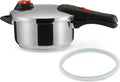 Amazon Basics Stainless Steel Pressure Cooker, 4 litres, Silver