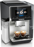 SIEMENS EQ700 Fully Automatic Bean to Cup Coffee Machine, 5" Touch Screen Display, Cold Brew/Slow Brew, Integrated Milk Container, 30+ Coffee Beverages, Home Connect, TQ713GB3