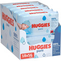 Baby Wipes 18 Packs (1008 Wipes Total) 99 Percent Pure Water Wipes Fragrance Free for Gentle Cleaning and Protection - Natural Wet Wipes