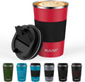 380ml Insulated Travel Mug - Double Walled Vacuum Stainless Steel - Hot & Cold Drinks - Leakproof Lid - Perfect for Car, Home, Office & Travel