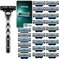 24PCS Mach 3 Manual Razor Blades +Shaving Rack