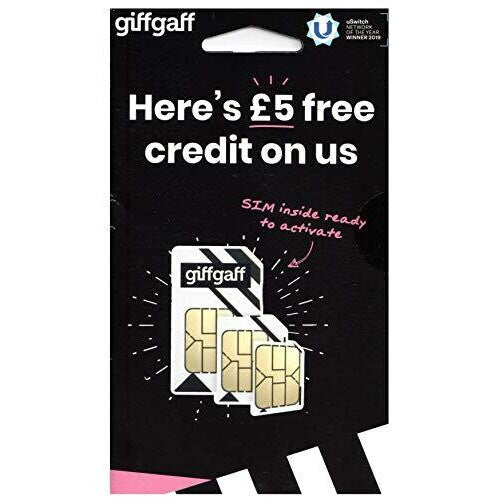 Giffgaff Nano/Micro/Standard SIM. Top Tariff Offers Unlimited Calls, Text, Internet Data. Great Peace of Mind Sim - Just Pay As You Go - no Contract