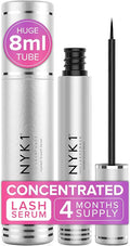 NYK1 CONCENTRATED Eyelash Growth Serum (XL - 8ml) LashForce Eyelash Serum For Growth And Thickness - Eye Lash Serums For Easy Application And Long Lasting Results For Fuller And Longer Lashes