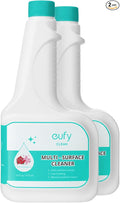 eufy RoboVac Hard Floor Cleaning Solution (2 Bottles), Compatible with X10 Pro Omni, C20 Omni, X9 Pro, X8 Pro Series, L60 Hybrid Series, 16 fl oz / 473 ml, Floor Cleaner