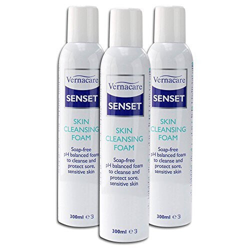 Vernacare Senset Cleansing Foam 300ml - Triple Pack Healthcare