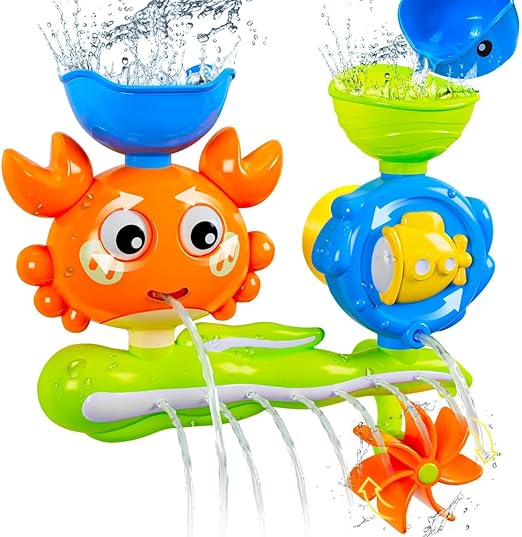 Bath Toys for 1-3 Year Old: Kids Bath Toy for 2 3 Year Olds - Baby Bath Toys 12+ Months - Birthday Gifts for 1 2 Year Olds Boys Girls Toddler Toys Age 1 2 3