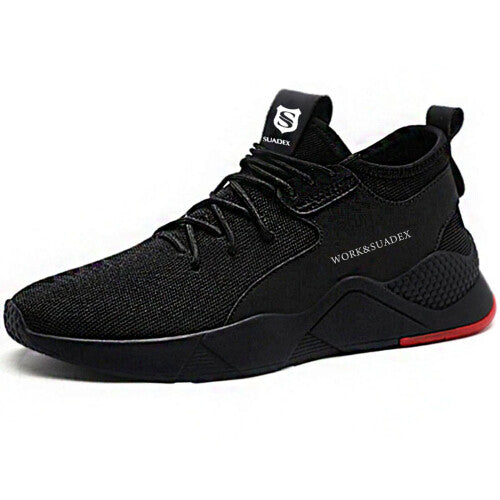 (8 UK (men's)) Mens Safety Shoes Work Trainers Womens Steel Toe Cap Lightweight Hiking Boots