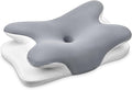 Memory Foam Pillow Neck Pillow, Ultra Pain Relief Side Sleeper Pillow for Neck Support, Ergonomic Cervical Pillow Cozy Sleeping, Bed Pillow for Side Back Stomach Sleeper (Gray)
