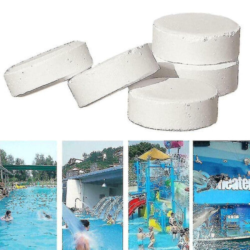 (100Pcs 1Box) 100/200/300pcs Chlorine Tablets Multifunction Instant Disinfection For Swimming Pool Tub Spa F