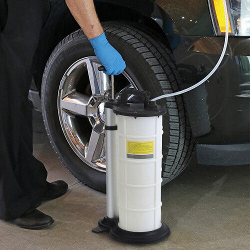 9L Car Boat Oil Extractor Manual Pump Vacuum Brake Fluid Fuel Transfer Suction