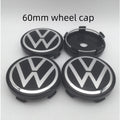 (60mm wheel cap 2) 4pcs 3D new for Volkswagen 56mm 60mm 65mm 68mm Car emblem Wheel hub Center Cap Badge covers sticker Decal styling Accessories