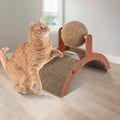 Cat Scratcher Natural Sisal Scratching Ball with Stand Kitten Toy