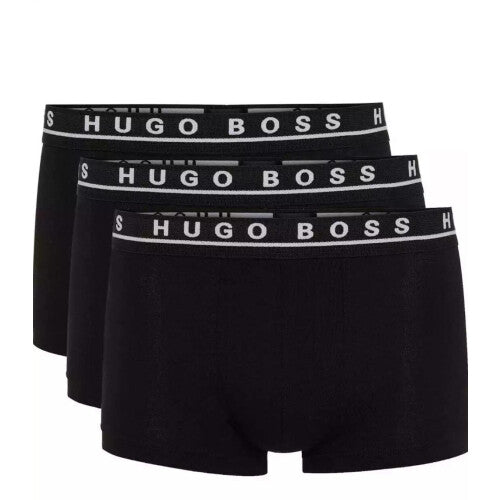 (XL) HUGO BOSS Stretch Cotton Boxer Trunks, Pack of 3