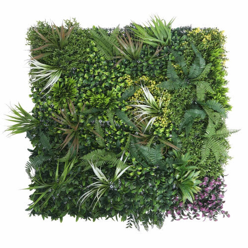 Artificial Green Living Wall Hedge Plant Panel  100x100cm
