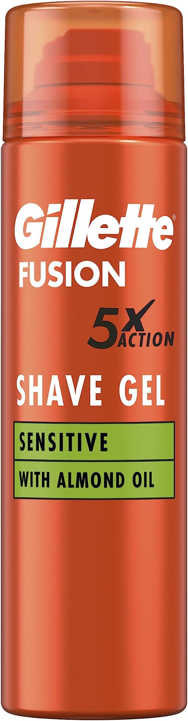 Gillette Fusion5 Ultra Sensitive Shaving Gel for Men, 200 ml, Soothes & Protects Sensitive Skin Leaving It Clean & Comfortable