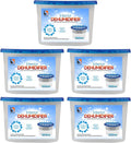 Interior Dehumidifier Disposable 5 Pack, 500ml– Moisture Absorber for Damp, Mould, and Condensation – Ideal for Home, Wardrobe, Bathroom, Caravan, Garages