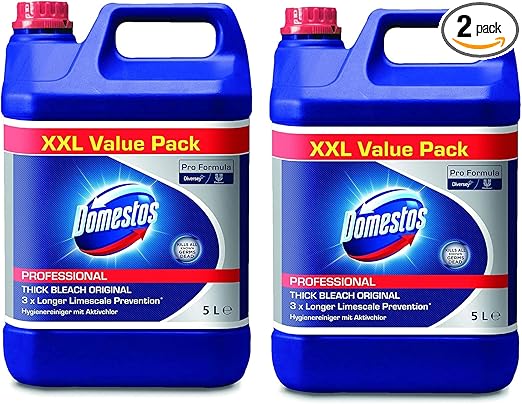 Domestos Extended Germ Kill Bleach, 5 L - 2 Pack