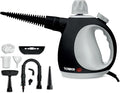 Tower T134000PL THS10 Corded Handheld Steam Cleaner with 9 Accessories, 1050W, Platinum
