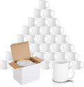 36 x Sublimation Mugs Blank 11oz White Sublimation Coffee Mugs Large Handle Sublimation Cups with Gift Boxes