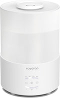 raydrop Humidifiers for Bedroom, 3.0L Cool Mist Humidifiers for Large Room & Home, Top Fill Air Humidifier for Baby Nursery & Plants, Essential Oil Diffuser with Color Lights, Timer, Auto Shut-Off