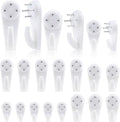 Non-Trace Picture Hooks for Hard Walls, 70 Pcs Pictures Hanging Kit, Assorted Sizes Hanging Hook for Fixing Picture Frames on Lime,Plasterboard, Drywall, Latex Wall