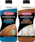 Weiman Hardwood Floor Cleaner and Polish - Restorer Combo - Wood Floor Cleaner - 2 Pack