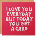Valentine's Day Card for Wife, Husband, Girlfriend, or Boyfriend - Perfect for Your Loved One and Ideal for Anniversary Cards - I Love You Everyday