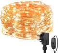 Lepro Fairy Lights Plug in, 10m 100 LED Copper Wire Fairy Lights, 33ft Warm White Christmas Tree Lights, Fairy String Lights Mains Powered for Christmas Decorations, Bedroom, Party, Wedding and More