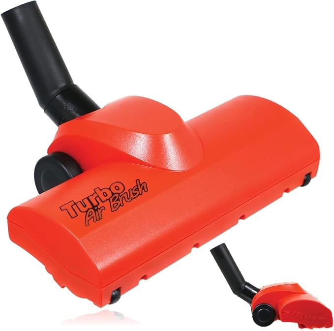 Caliko 32mm Universal Red Airo Turbo Brush | Henry Hoover Head Replacement for Numatic/Hetty/Herry/James/Basil/Charles/George | Best Henry Hoover Attachments Head for Floor and Carpet Cleaning.