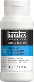 Liquitex Professional Clear Gesso Surface Prep Medium, 118 ml