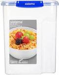 Sistema KLIP IT PLUS Cereal Storage Container | Airtight 4.2 Litre Food Pantry Storage Container | BPA-Free