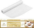 White Baking Paper Roll 30cm x 50m – White Non-Stick Parchment Paper | Heavy Duty Greaseproof Paper for Baking, Cooking, Air Fryer & Oven Use | Long Roll Baking Parchment