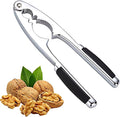 Nutcracker,Nut Crackers Heavy Duty with Non-Slip Handle,Stainless Steel Nut Opener Tool for Walnut Hazelnut Almonds Pecan Seafood