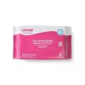 Clinell Chlorhexidine Wash Cloths - Pack of 8 Cloths - Body Wipes, Rinse Free Solution, Kills Bacteria, Dermatologically Tested - for Patients, Elderly & Disabled - Pink