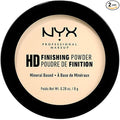 NYX Professional Makeup High Definition Finishing Powder, Pressed Powder, Skin Perfecting, Matte Finish, Oil Absorbing, Vegan Formula, Shade: Banana