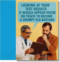 LimaLima Funny Birthday Cards for Men Rude Humour Grumpy Design Perfect for Husband Dad Male Friend