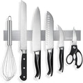 SMART&COOL Magnetic Knife Holder for Wall - 30CM (11.69 Inch) Stainless Steel Magnetic Knife Strip Rack with Extra Strong Magnet for Knives, Kitchen Utensils and Tools