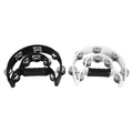 2Pack 10 Inch Double Row Tambourine for Adult,Half Moon Musical Tambou