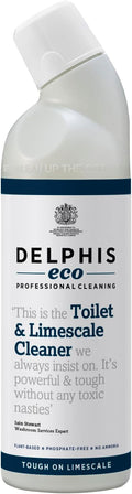 Delphis Eco Toilet & Limescale Cleaner 750ml | Eco Friendly | Toilet Cleaner Limescale Remover | Safe for Septic Tanks | Kills 99.99% of Bacteria