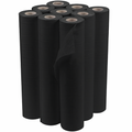 Disposable Black Non-Woven Cosmetic Roll 80cm x 50m - Hygiene Cover for Beauty & Hair Salons