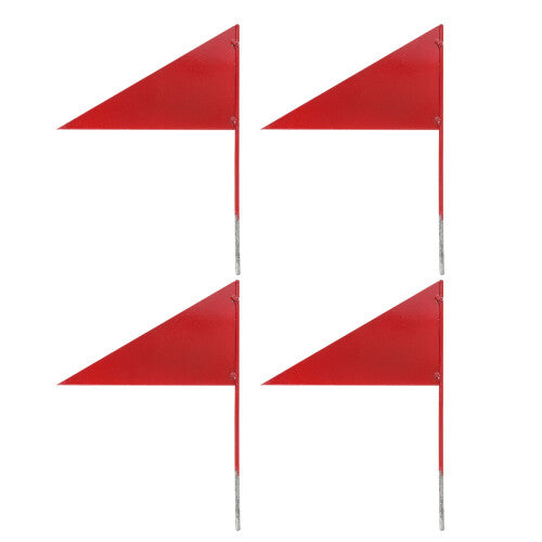 Mlins Stick Flags For Outdoor Accessories 4 Pcs