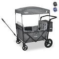 FableKids LEO X4Plus with roof foldable trolley Fossil Grey