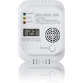 Carbon Monoxide Detector, Battery Powered, Gas Detector With Display And Temperature Gauge