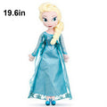 (Elsa-50cm) 40/50CM Frozen Disney Elsa Plush Doll Soft Toy Anna Olaf Kids Hug Plushies Gifts